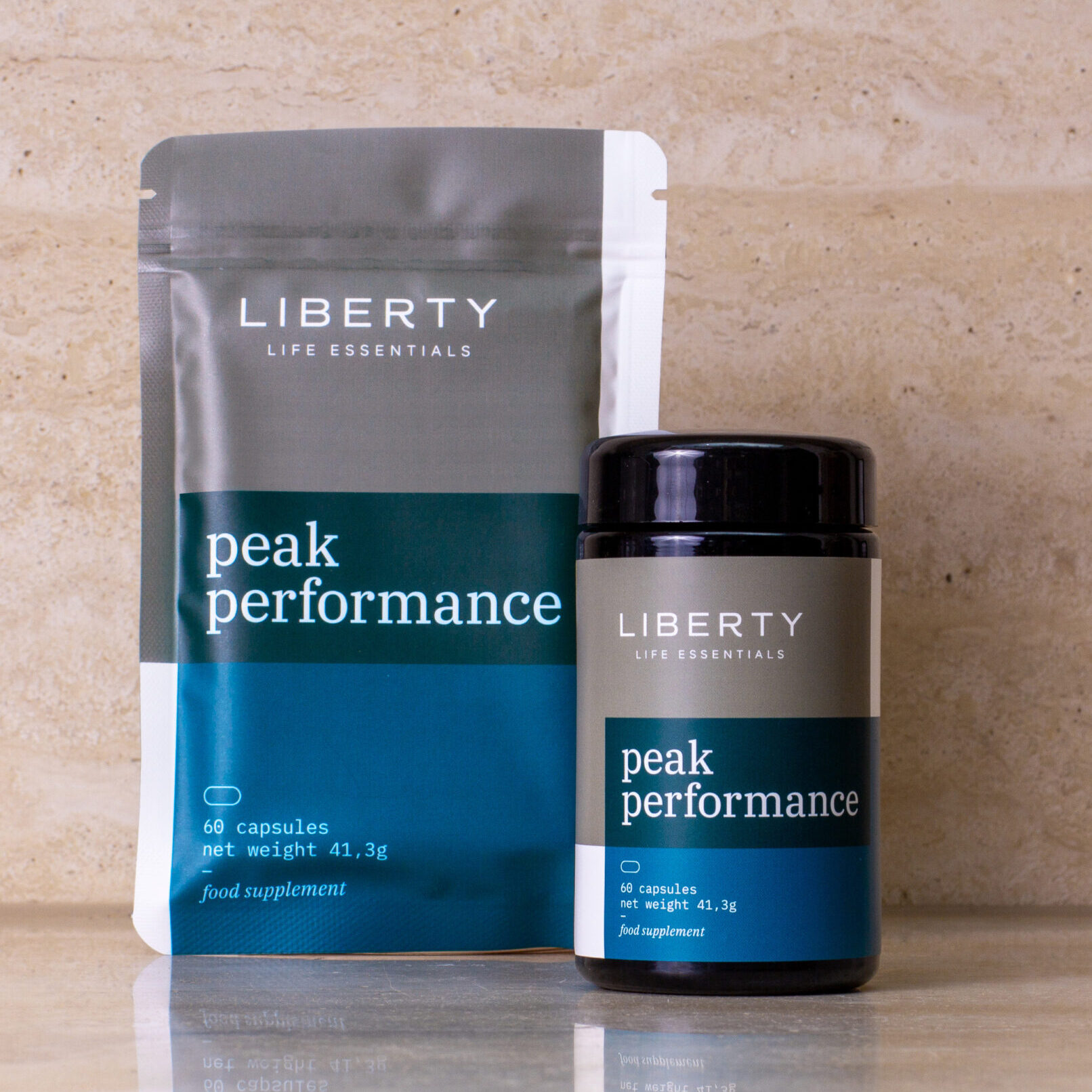 LLE Peak Performance packaging